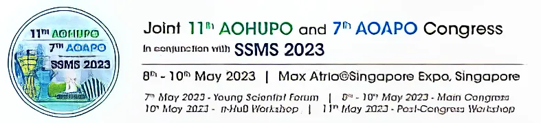 Joint 11th AOHUPO and 7th AOAPO Congress: 2023.5.8-10, Singapore